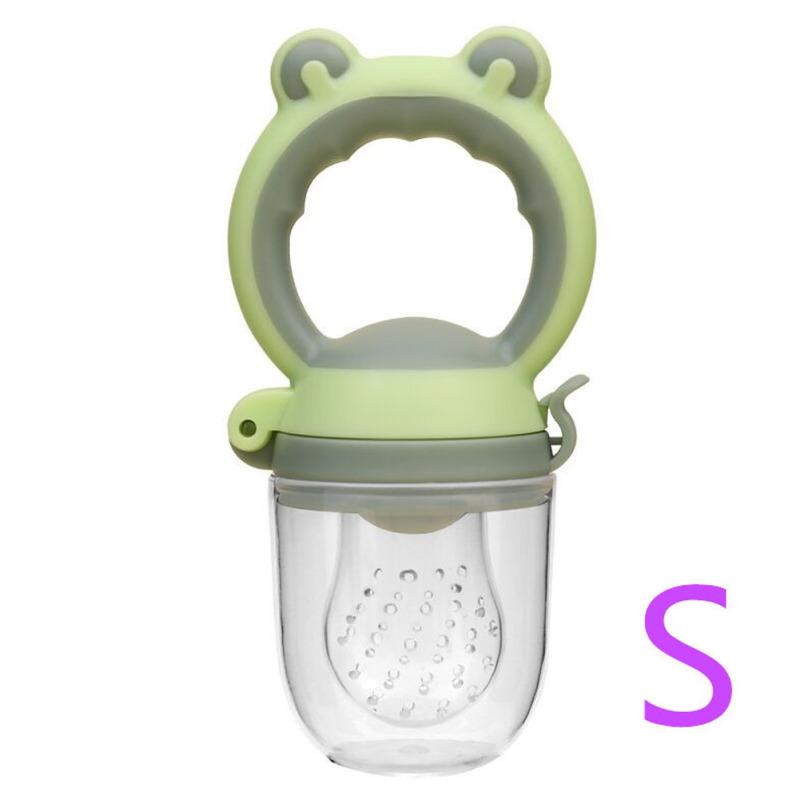 Baby Fresh Food Fruit Vegetable Dispenser Frog Shape Baby Pacifiers Feeder Baby Food Masher