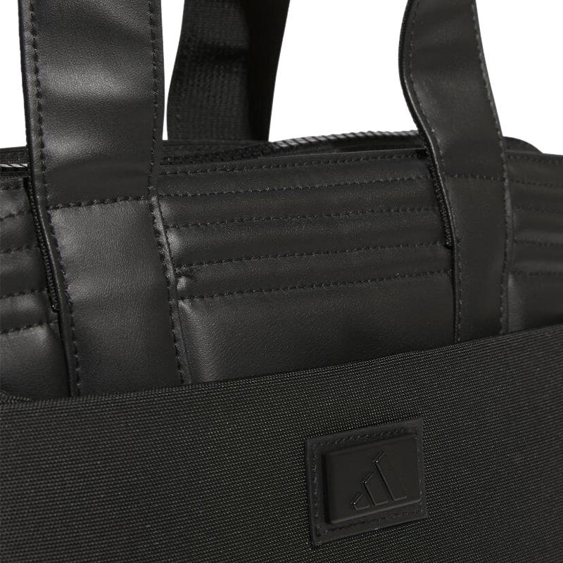 Adidas Zip Closure Nylon Tote Bag, Shopping Bag, Handbag Regular Men's Black IA2664
