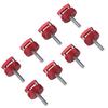 Quick Relse Thumb Screw Aluminium Alloy Red Hard Top Quick Removal Fastener Thumb Screws with Integrated D