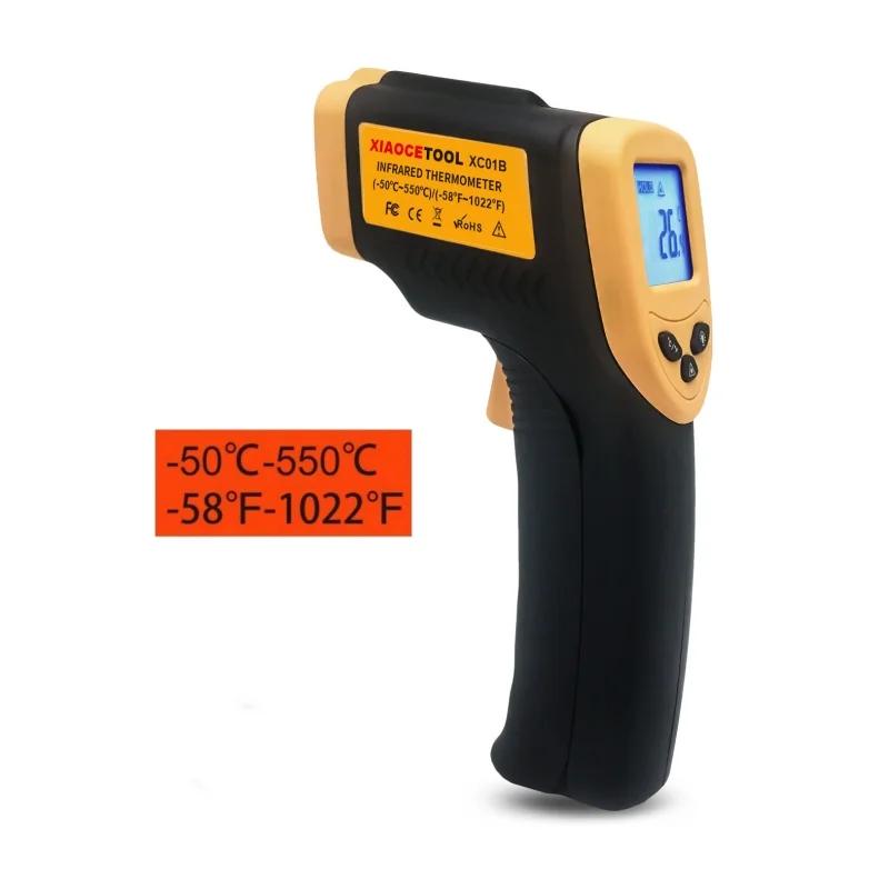 Portable Infrared Thermometer Digital Thermometer  Use with High Accuracy Digital Temperature Gun for Industrial Kitchen Cooking