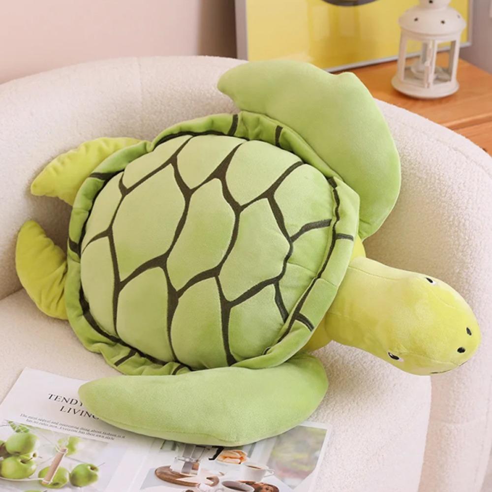 Fluffy Tortoise Plush Toy Marine Animal Animal Sea Turtle Pillow  Kids Birthday Christmas
