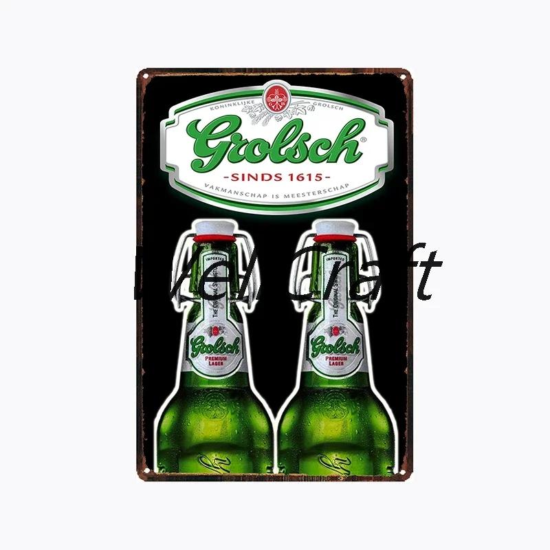 [ WellCraft ] Grolsch Metal Tin sign Vintage Wall Plaque Decor WX-51-1 room decor  vintage decor  home decor  wall decor