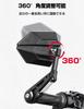 KEMIMOTO KM3006 Bar End Mirror, Bike Right and Right Set, Bike Mirror, Square Type,