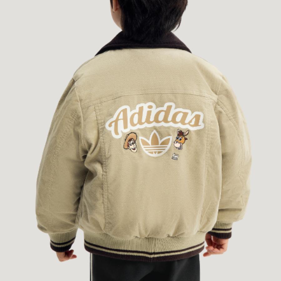 adidas Originals X Disney Baumwolljacke FW25 Toy Story Bequem Warm Revers Lässig Langarm Kinder Kinderjacken KS3169