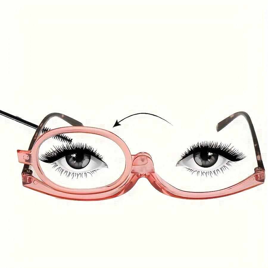 Portable Cartoon-Themed Makeup Mirror with Magnification Plastic Frame Ideal for Travel & No Batteries Required