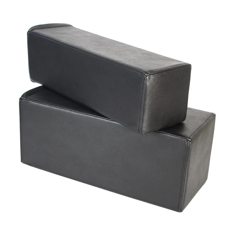 

Sofa Armrest Pillow Hand Cushion PU Leather / Linen Fabric Long Cuboid Pillow Sofa Decor Arm Support Pillow Customized size 15x15x55cm