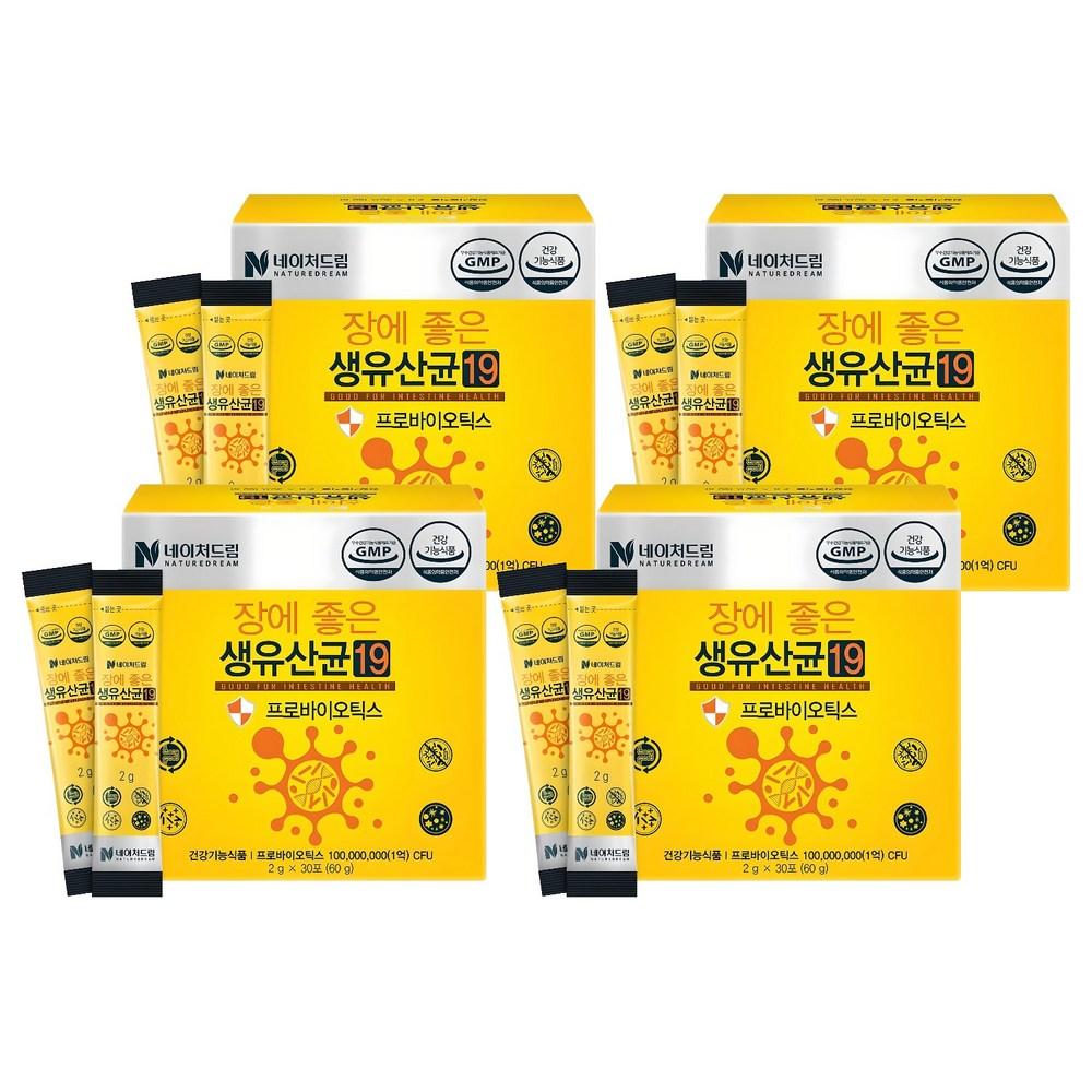 Nature Dream Live Probiotics for Gut 19 30p 60g 4 Pcs