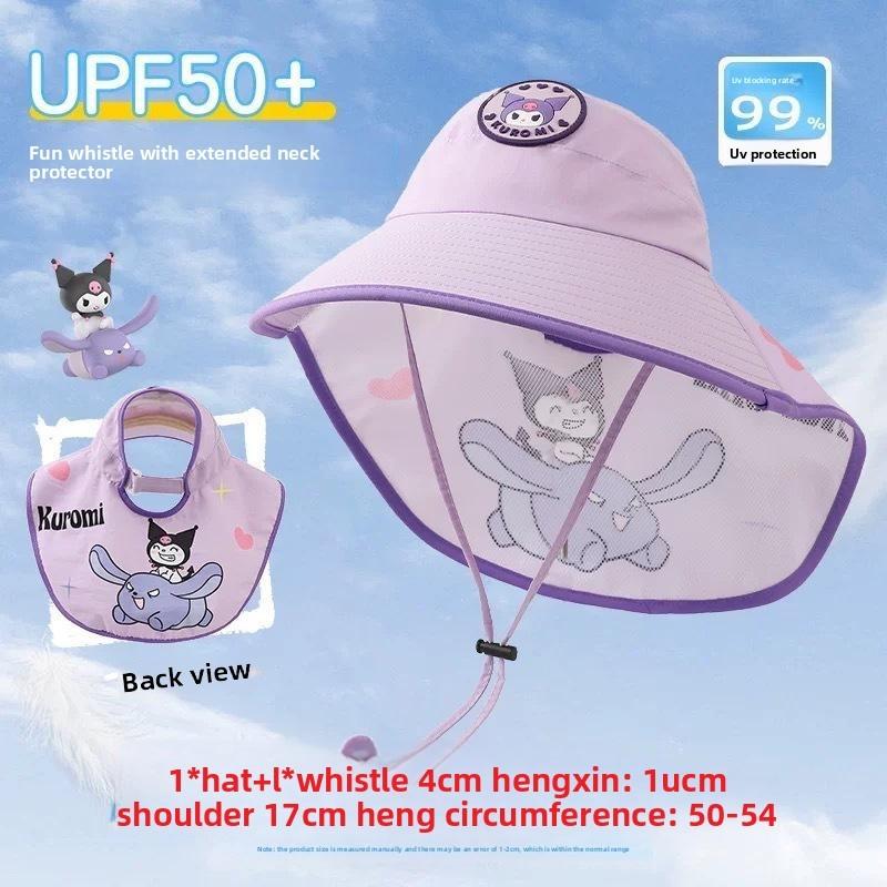 Childrens Sun Hat With Wide Brim For Uv Protection Breathable Cotton Summer Sunshade For Boys Girls