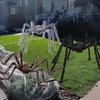 Pcs Halloween Spiders Fake Hairy Giant Decor Yard Lawn Porch Indoor Haunted House Scary Prop JOYFY 3 for Kid Friendly Entertaining Fun Play Safe