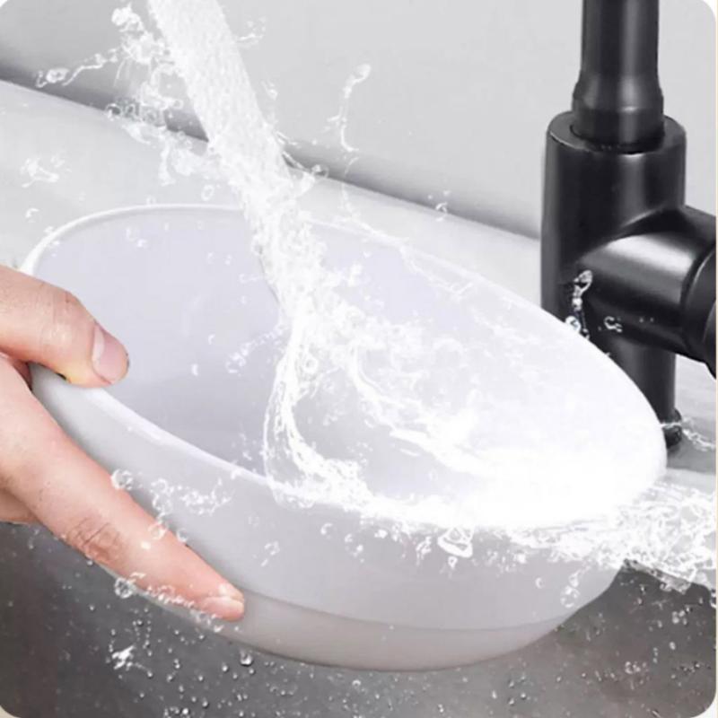 White Bowl Melamine Soup Bowl Round Porcelain Bowl Round Plastic Seasoning Bowl Rice Bowl Sugar Water Bowl