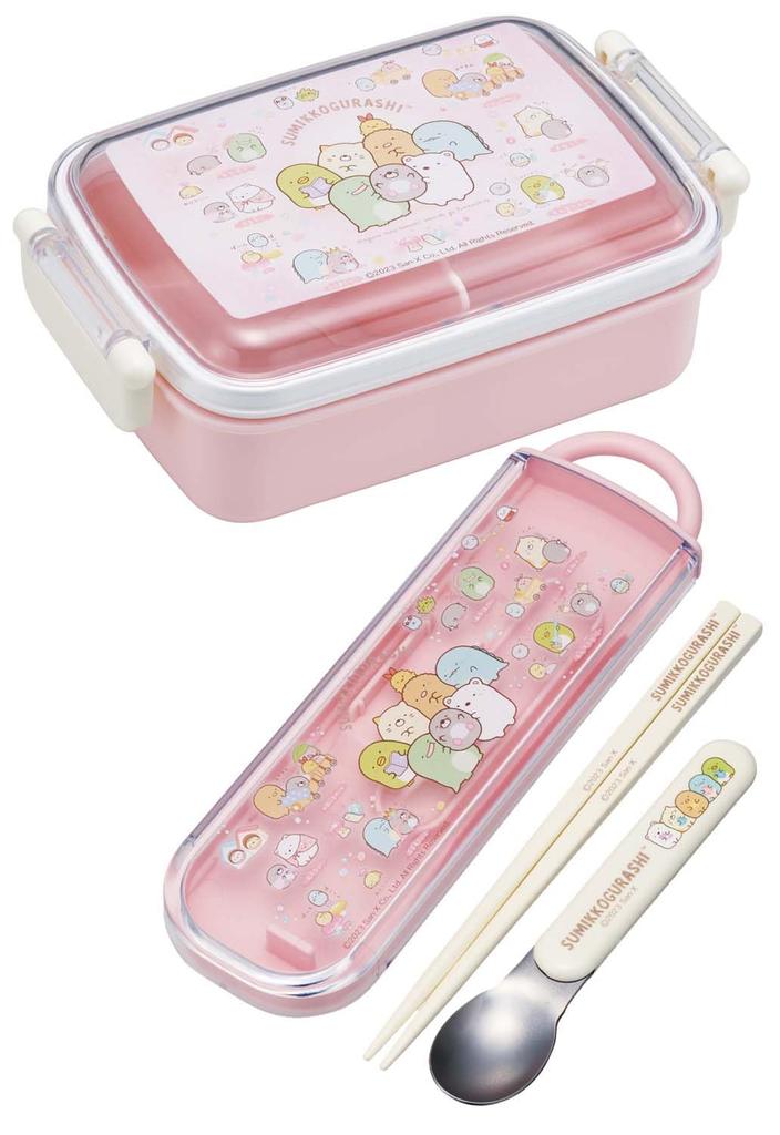 Skater Antibacterial Chopsticks and Spoon Sumikkogurashi Made in Set, Mole's House, Japan, CCA1AG-A