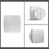 Bathroom Exhaust Fan 4 Inch Outlet Waterproof Air Window Wall Replaceable Improvement Vent Extractor Office
