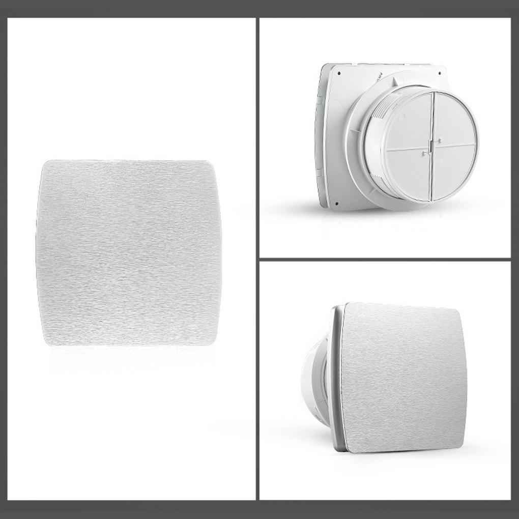 Bathroom Exhaust Fan 4 Inch Outlet Waterproof Air Window Wall Replaceable Improvement Vent Extractor Office