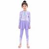 Girls Long Sleeve UPF 50 Sun Protection Swimsuit With Skirted Bottoms Swimming Beach Water Activities