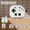 TPU Protective Case with Keychain for Airpods Funny Handheld Game Design Hard Shell Cover with Safety Lock Design for Men Boys