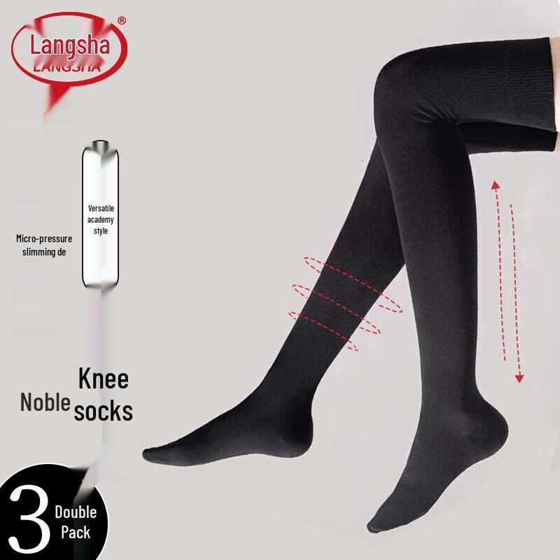 Lonsa Women s Japanese JK Style Over-the-Knee Stockings Over-the-knee