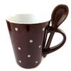 Les Trésors De Lily [N5094] - Brown 'Petits Pois' Mug