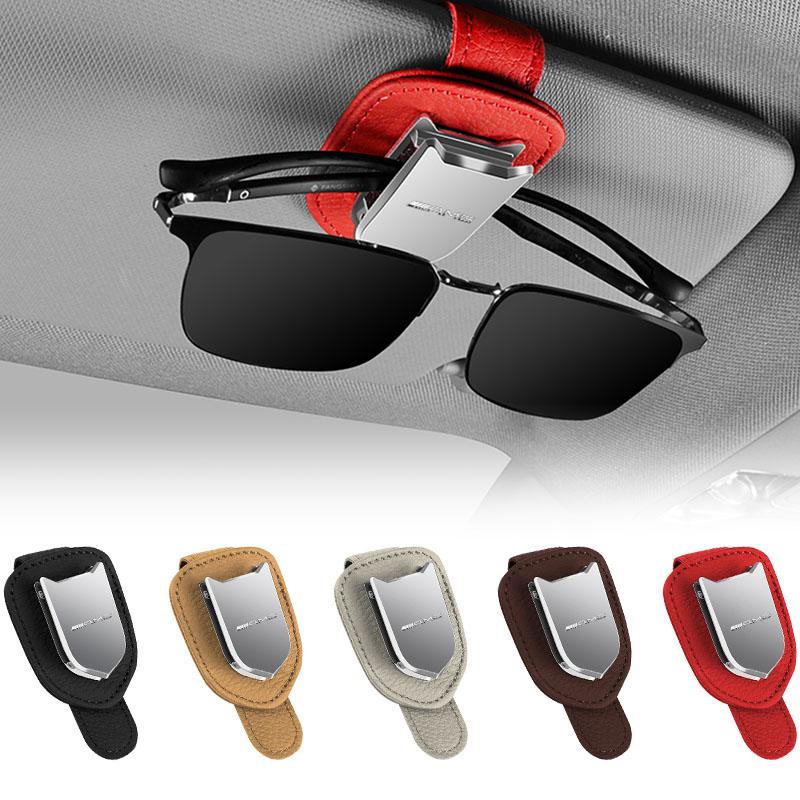 1Pcs Auto Sun Visor Glasses Box Sunglasses Clip Card Ticket Holder Stand For Mercedes-Benz AMG C500 C200 C300 A B C E GLA CLA GLK GL ML GLE W204 W205