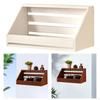 Easy-to-Install Wooden Hanging Shelf, Decorative Floating Wall-Mounted for Bathroom,