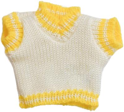 L5894236 Pingente Urso de Aniversário Colete Off White