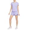 Nike Dri-Fit One Fashion Comfortable Solid Color Versatile Quick-Dry Casual Shorts Women Shorts Ice-Purple Lilac DX6013-533