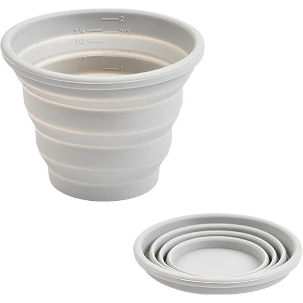 2025 Latest Model Silicone Collapsible Cups for Traveling, Reusable Folding