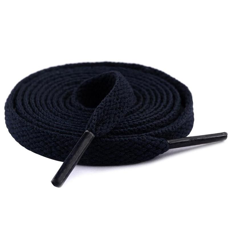 Black White Colour Flat Tie Shoe Laces Boots Trainers Shoes Laces Shoe Laces