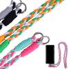 Braided Phone Lanyard Crossbody Phone Strap with Tether Tab Anti-lost Neck Wrist Hanging Rope Universal Mobile Phone Lanyards
