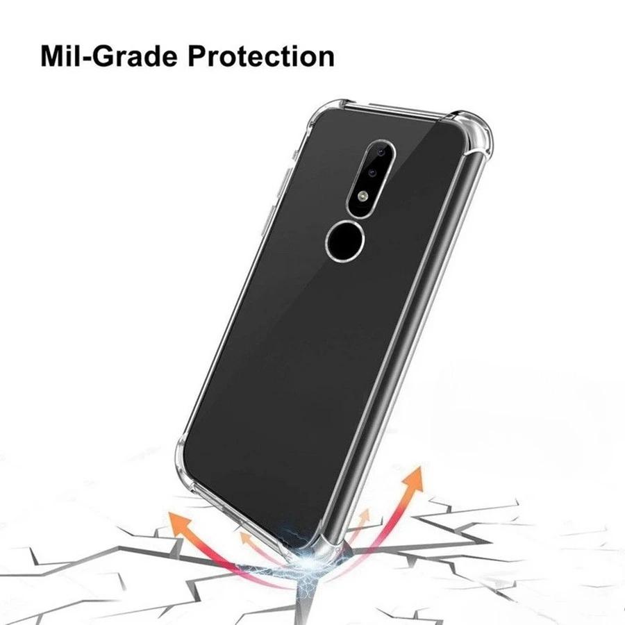 EUCAGR Shockproof TPU Case For Nokia G50 G10 G20 G21 X10 X20 XR20 XR21 C30 C21 Plus G60 X30 5G G42 C10 C12 C32 C22 G22 Cover