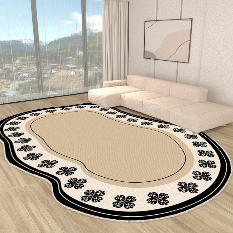 

Неправильный ковер Устойчивый к грязи и простой в уходе Ковер для гостиной Ковер для спальни Противоскользящий прикроватный коврик 80 * 120cm