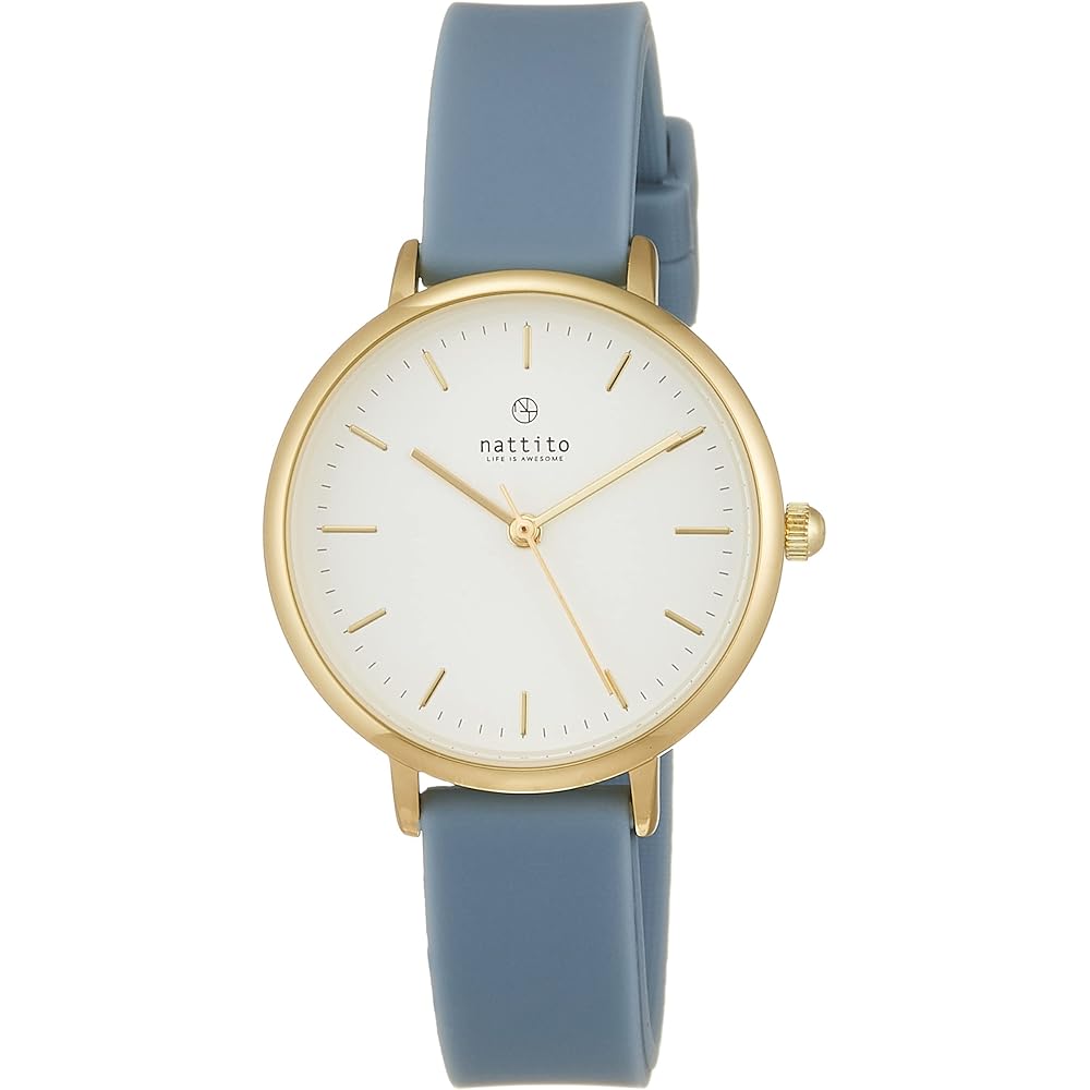 Fieldwork Analog Watch NF Soira Nickel-Free Silicone Strap YM031-4 Women s Blue