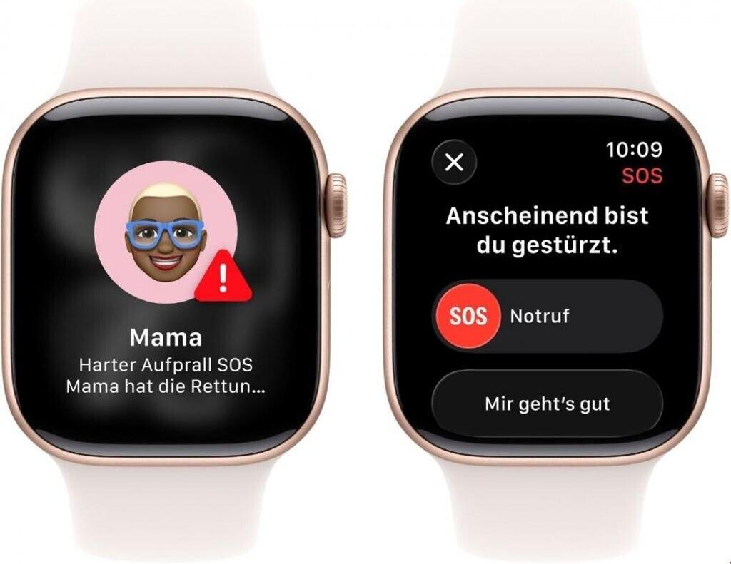 Apple Watch Series 11 GPS 42mm Aluminium Rose Gold Sport Band Light Blush S/M