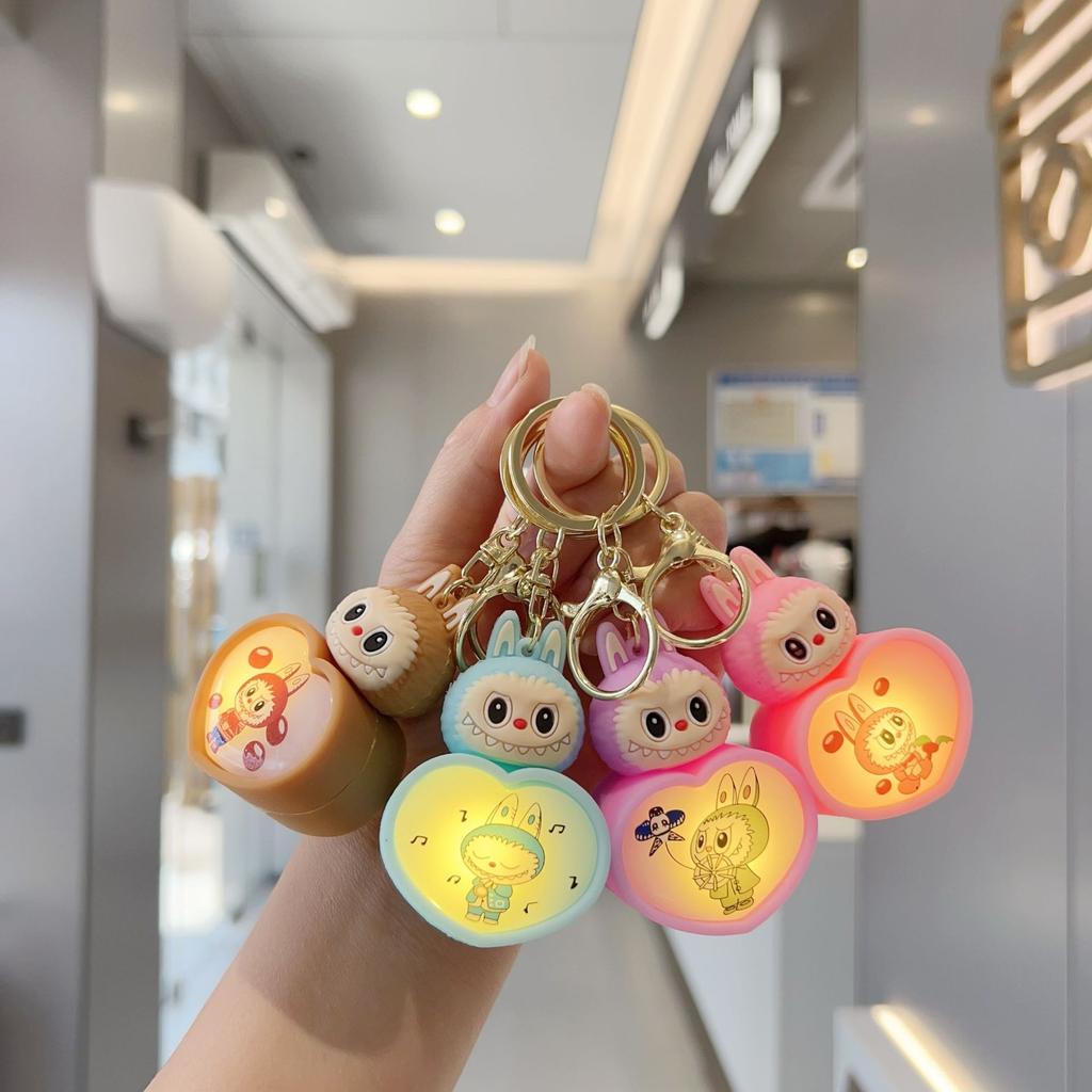 Luminous TV, Keychain, Schoolbag, Pendant, Children's Toys, Gifts, Doll Machine