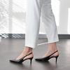 Fabio Rusconi Women's Pointed Toe Back Band Pumps F31301 Black, Size 22.5 Cm
