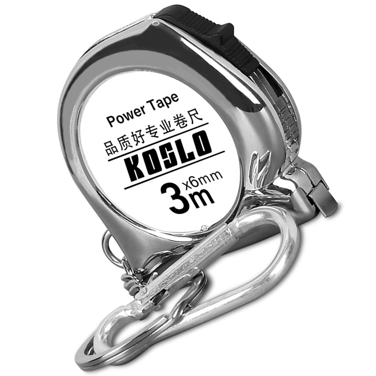 

Compact Tape Measure with Carabiner 3Meter Portable ABS Case Carbon Steel Belt Tape Measure For Home Office Outdoor Use серебряный