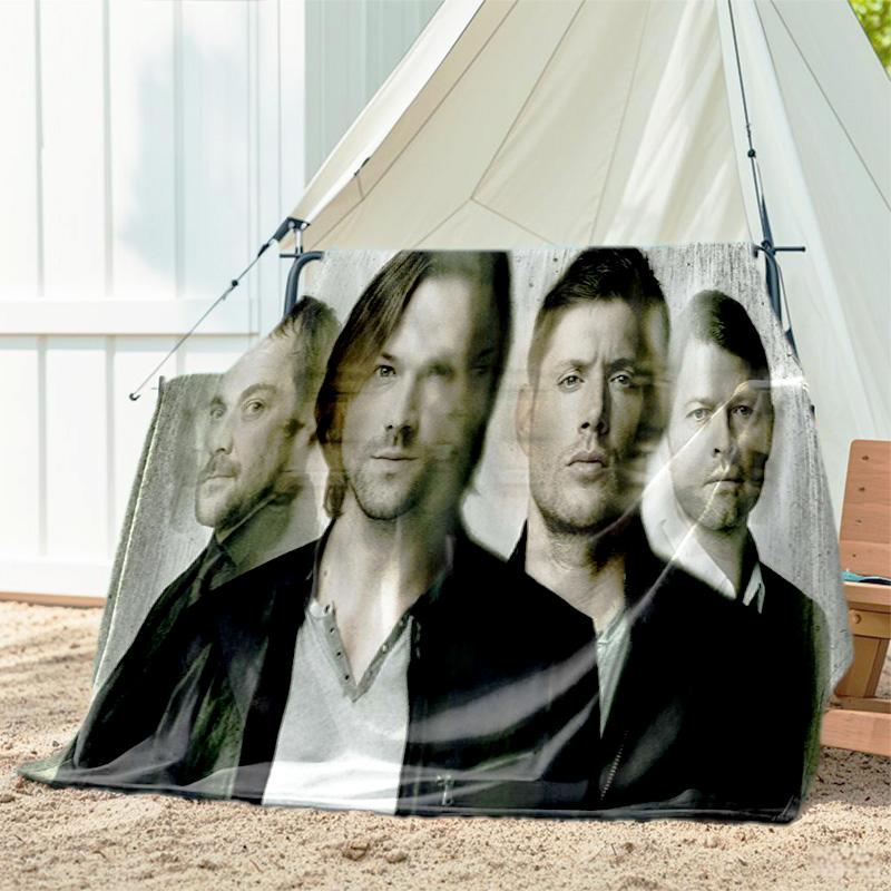 1pc supernatural blanket, all season lightweight home office outdoor nap multifunctional blanket