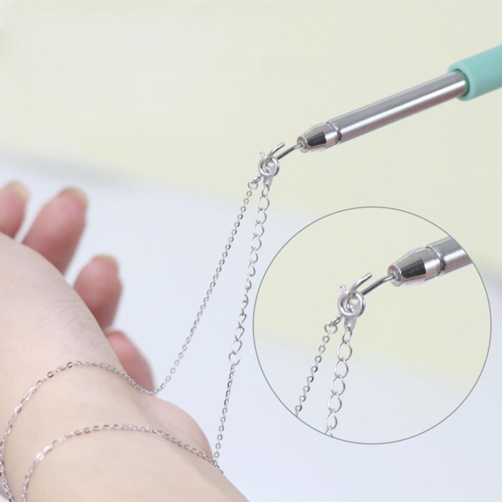 Help Wear Bracelet Tool Jewelry Helper Fastening Aid Quickly Unfasten Hooking Equipment Pliers Clasps Ties Zipper Craft