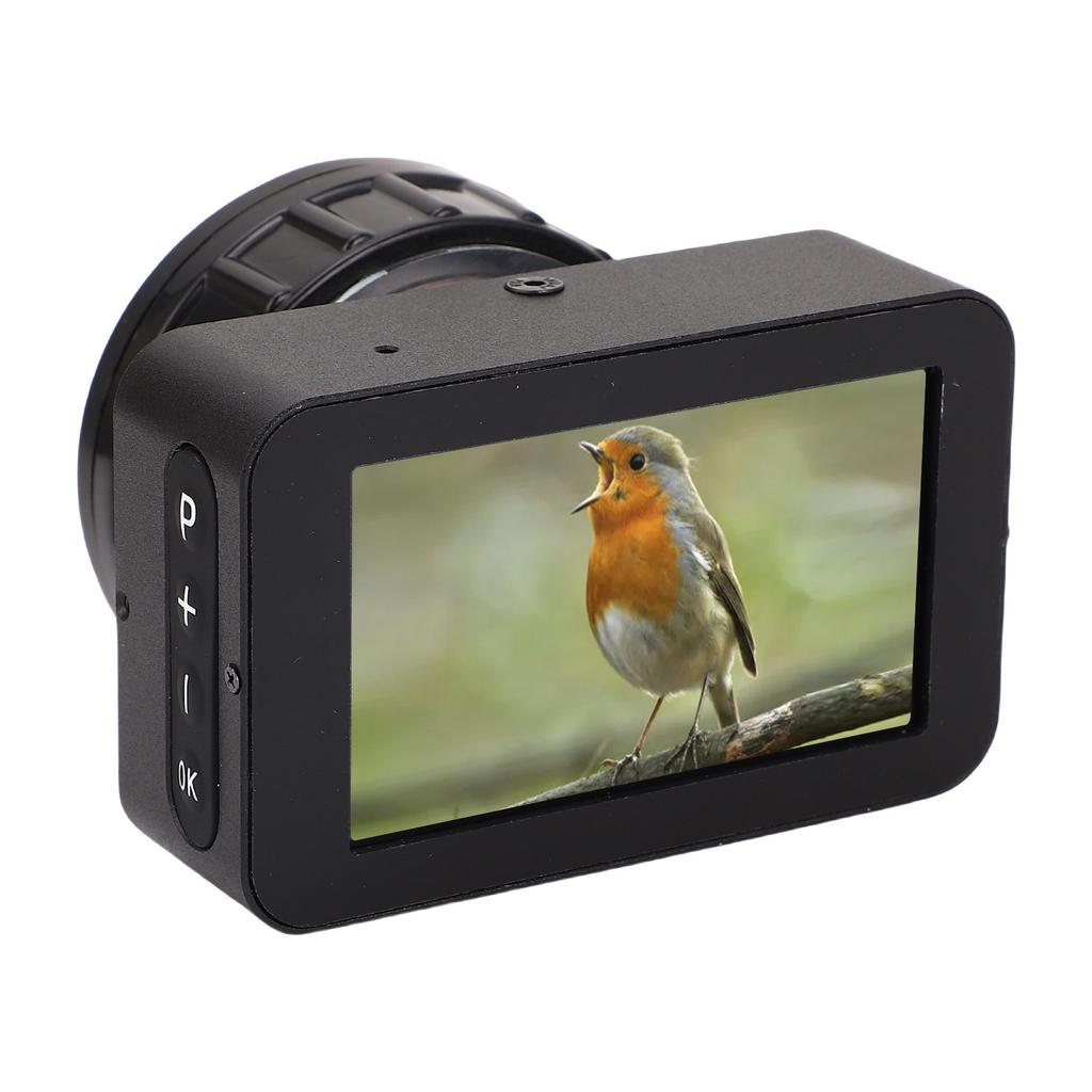 Full Color 4K Electronic Eyepiece Camera for Monocular Binoculars Microscopes 3 Inch Screen Low Light Night Vision