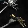 1Pc Silver Luxury Chopstick Holder, Hotel Sausage Dog Design Cutlery Holder, Household Knife and Fork Holder Chopstick Holder
