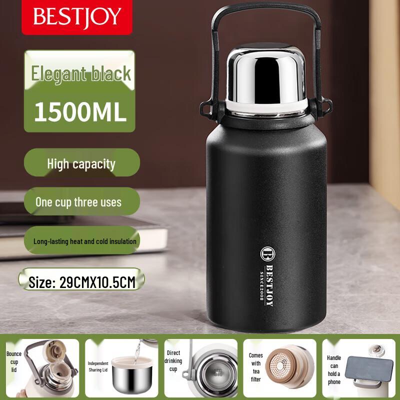 Fuguang 1.5L Portable 316 Stainless Steel Thermos