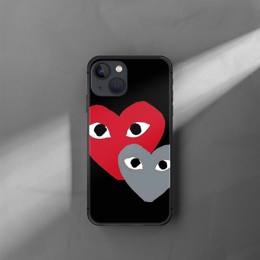 Ubuy Comme Des Garcons Iphone Case Buy CDG Play Heart Fashion TPU