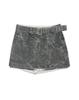 NO EXTRA TOUCH Eyelet Pants Skirt / 25Spsk001Gr
