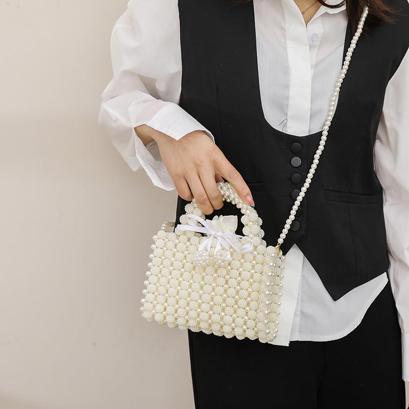 Boho Woven Tote Bag With Drawstring Closure For Casual Weekend Outings