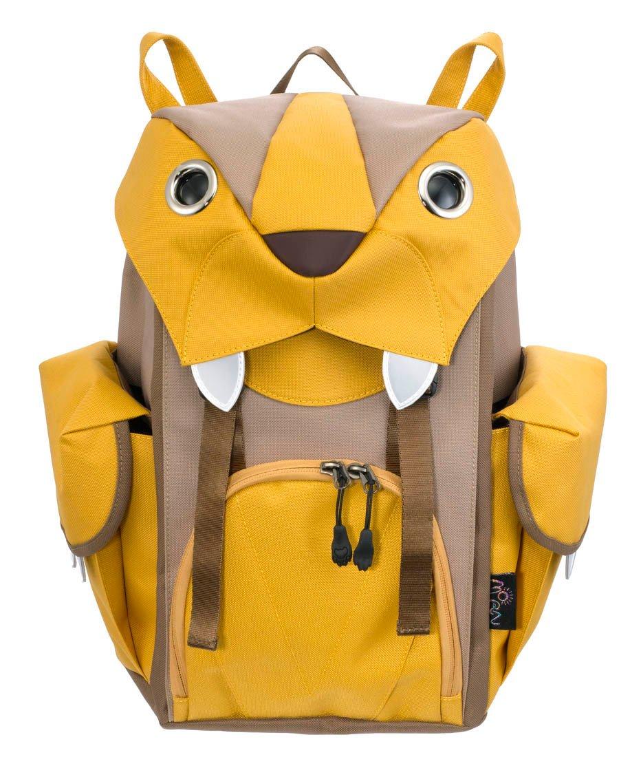 

MORN CREATIONS Рюкзак Большая кошка , средний, горчичный