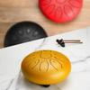 8 Inch 11 Note Steel Drum Professional Percussion Instruments Portable Meditation Sound Therapy Accessories Tongue Drums