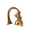 Ceramic Crafts Abstract Twisted Silver Ornaments Twist The Ribbon Arch Decorative Figurines Home Decoration Accessories