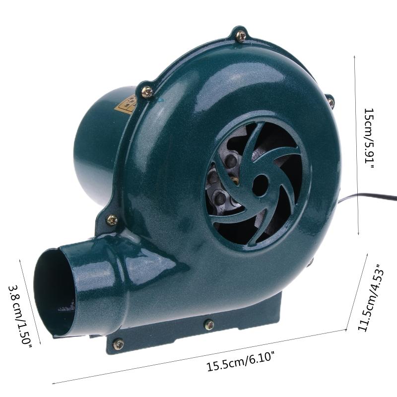 Ventilatore per Barbecue Soffiatore BBQ 12V 20W 2800 giri/min Mini Soffiatore d'Aria con Condotto Ingranaggio in Ferro Soffiatore Manuale Portatile per Campeggio