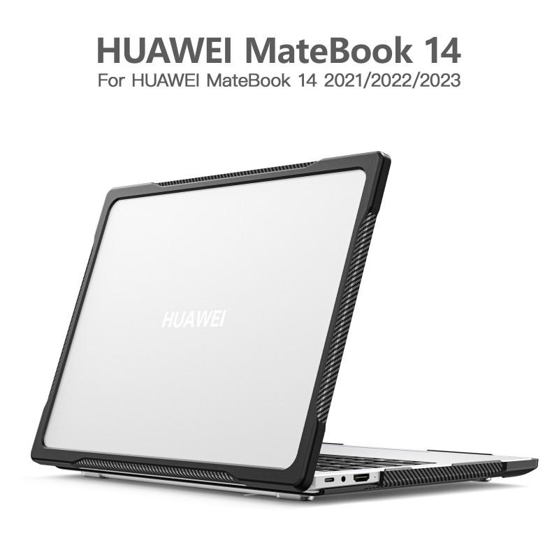 Matte Finish Laptop Case MateBook D14 Shockproof TPU PC Protective Cover Anti-Slip Heat Dissipation Lightweight