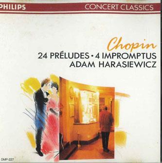 

CD ADAM HARASIEWICZ - Chopin: 24 Preludes, Op.28 DMP227 PHILIPS Japan Classical Used