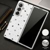 Colorful Bowknots Print Case For Samsung Galaxy Z Flip 8 7 6 5 Z Flip8 Flip7 Flip6 Hybrid 3in1 Plating Leather Skin Folding Phone Cover